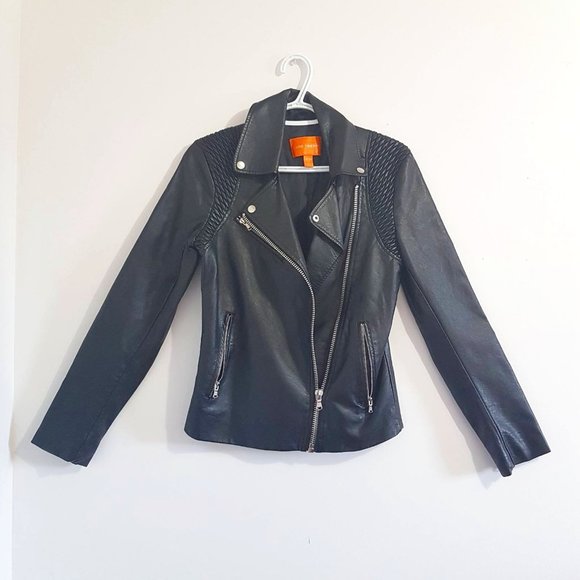 Joe Fresh Vegan Leather Jacket - Picture 1 of 13